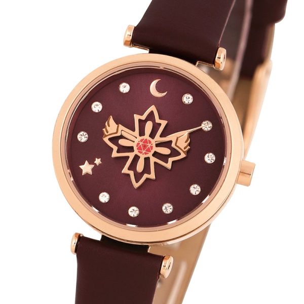Saint Tail x Clue - Saint Wing Leather Watch - Purple Discount - Image 3