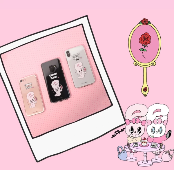 Clue X Esther Bunny - Clear Phone Case for iPhone 7 8 Online Sale - Image 3