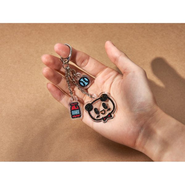 Spoonz - Glitter Acrylic Key Ring Online - Image 5