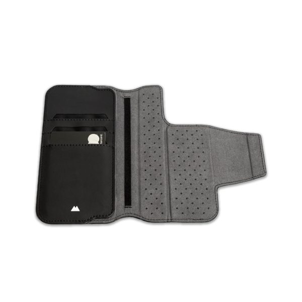 MagSafe® Compatible Black Flip Wallet with Stand on Sale