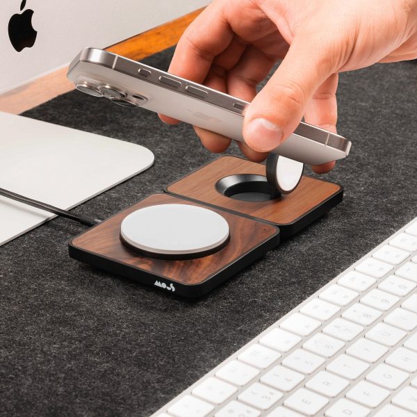 Walnut 2 in 1 Fast Charging Set For Cheap - Image 4