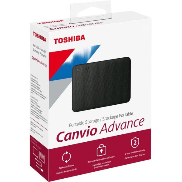 Toshiba Canvio Advance HDTCA40XK3CA 4 TB Portable Hard Drive - External - Black For Discount